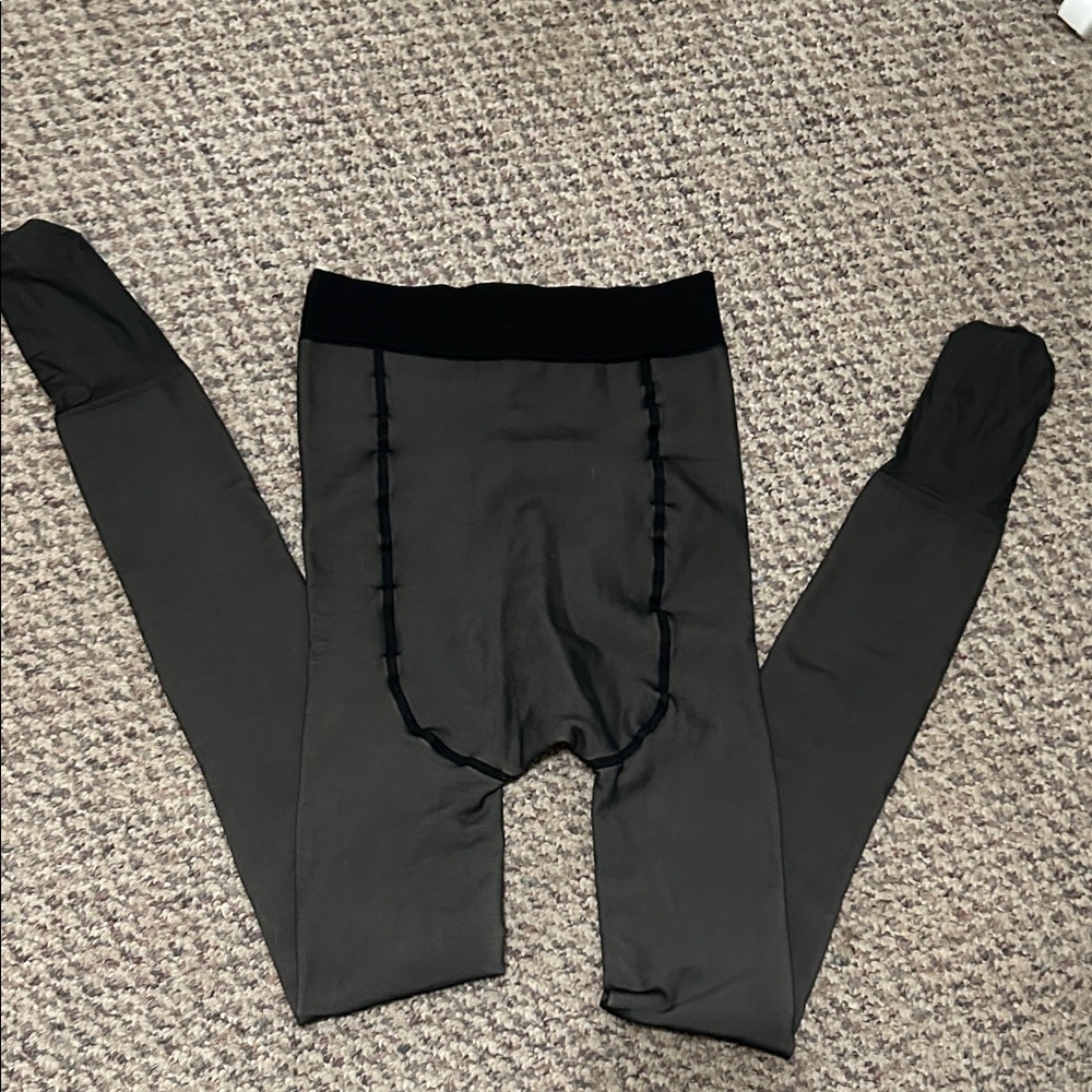 Women’s Black Fleece Lined Tights